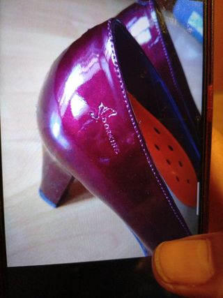 Zapatos Tommy Hilfiger Morados y rojo