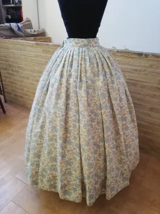 Falda Regional Estampada Flores