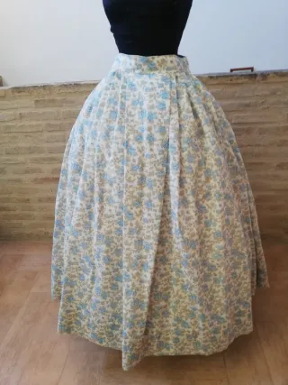 Falda Regional Estampada Flores