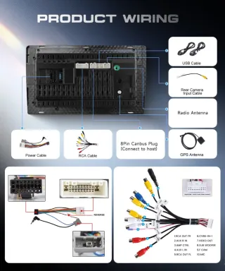 Autoradio Nissan Qashqai 2006-2016 4GB 64 GB