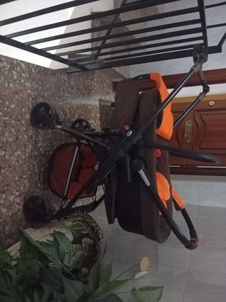 Carrito Bebé Jane Carrera Marrón/Naranja