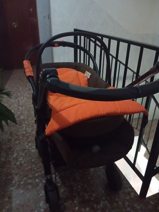 Carrito Bebé Jane Carrera Marrón/Naranja