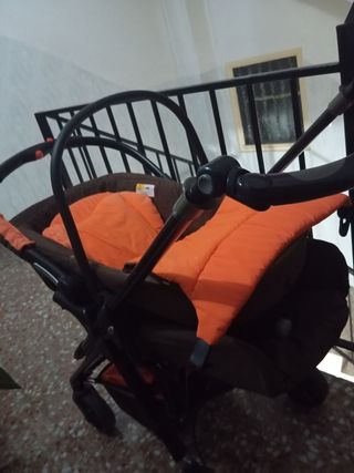 Carrito Bebé Jane Carrera Marrón/Naranja