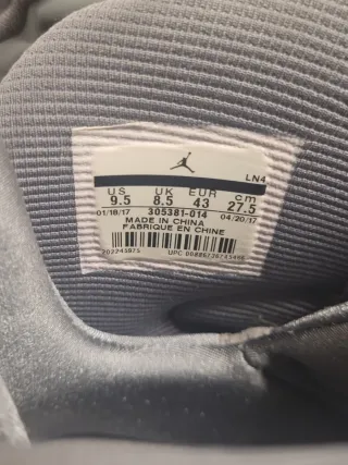 JORDAN 8 RETRO COOL GREY