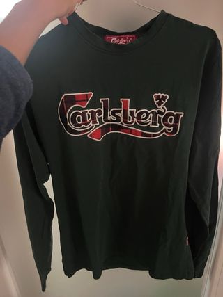 Maglia Carlsberg uomo verde militare taglia M