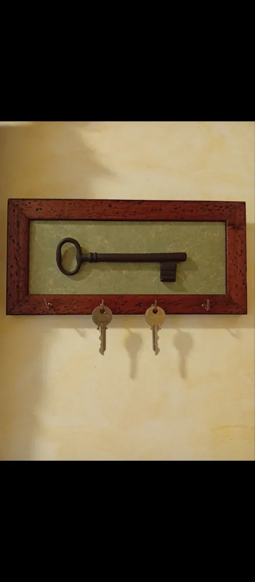 Cuadro cuelga llaves. Decorado llaves antigua