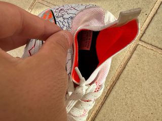 Zapatillas Air Naranja y Blanco