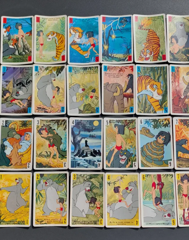 Juego Cartas Disney El Libro de la Selva 1968