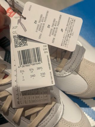 Zapatillas Adidas Blancas y Verdes