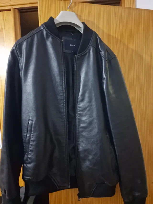 Chaqueta cuero hombre