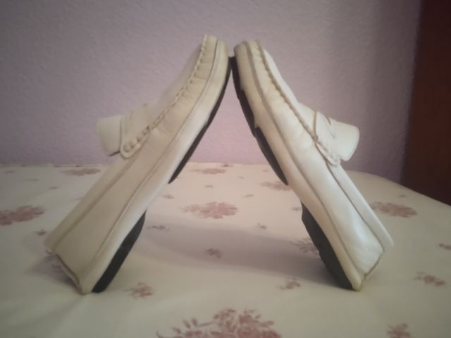 Mocasines Vestir Blancos Martinelli