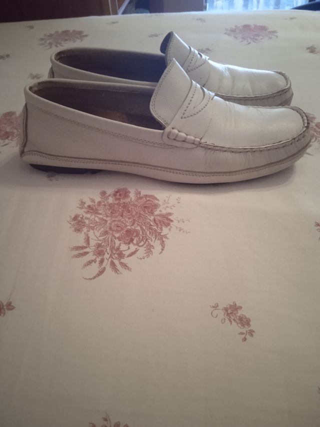 Mocasines Vestir Blancos Martinelli