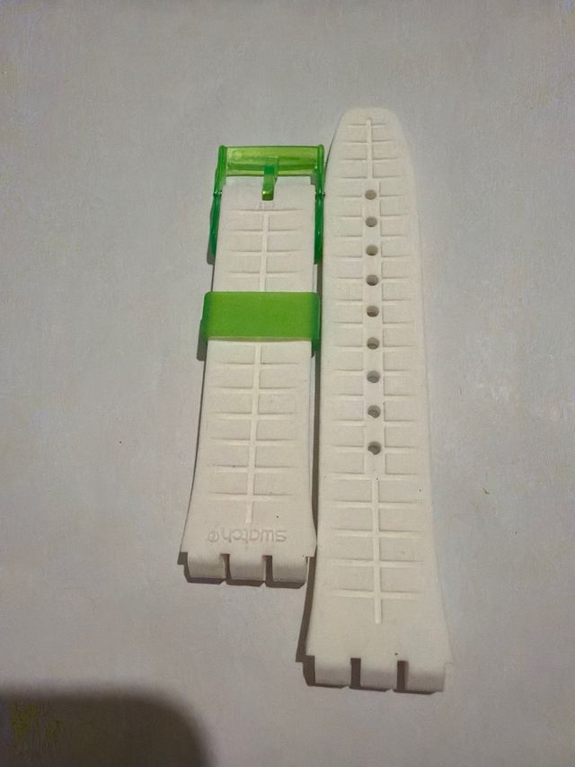 Correa Swatch Acuña 200M Silicona Verde