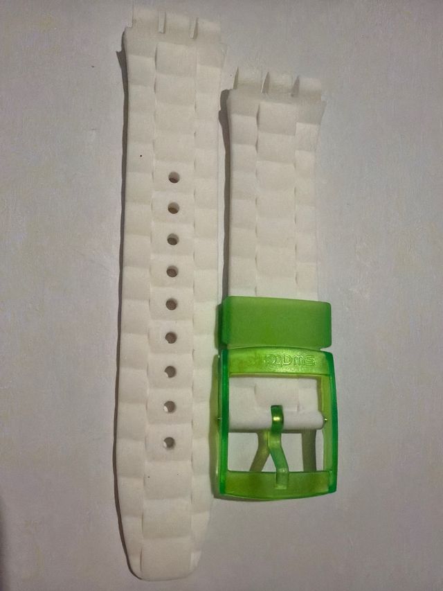 Correa Swatch Acuña 200M Silicona Verde