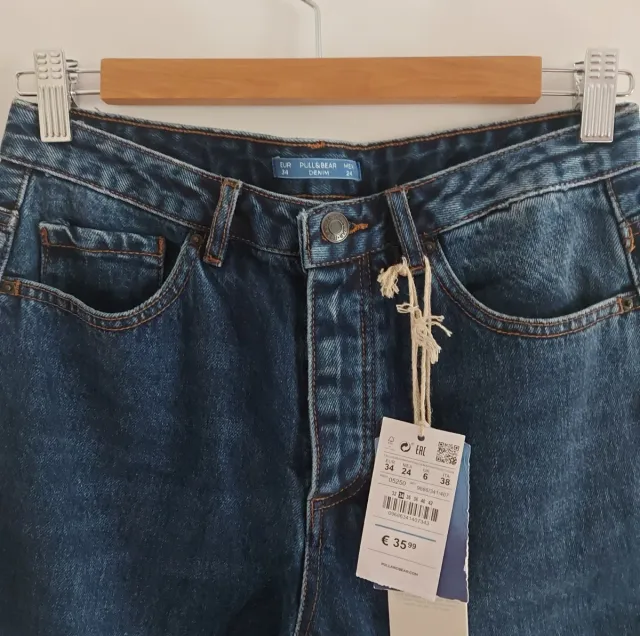 Nuevo PullandBear Vaquero Talla 34