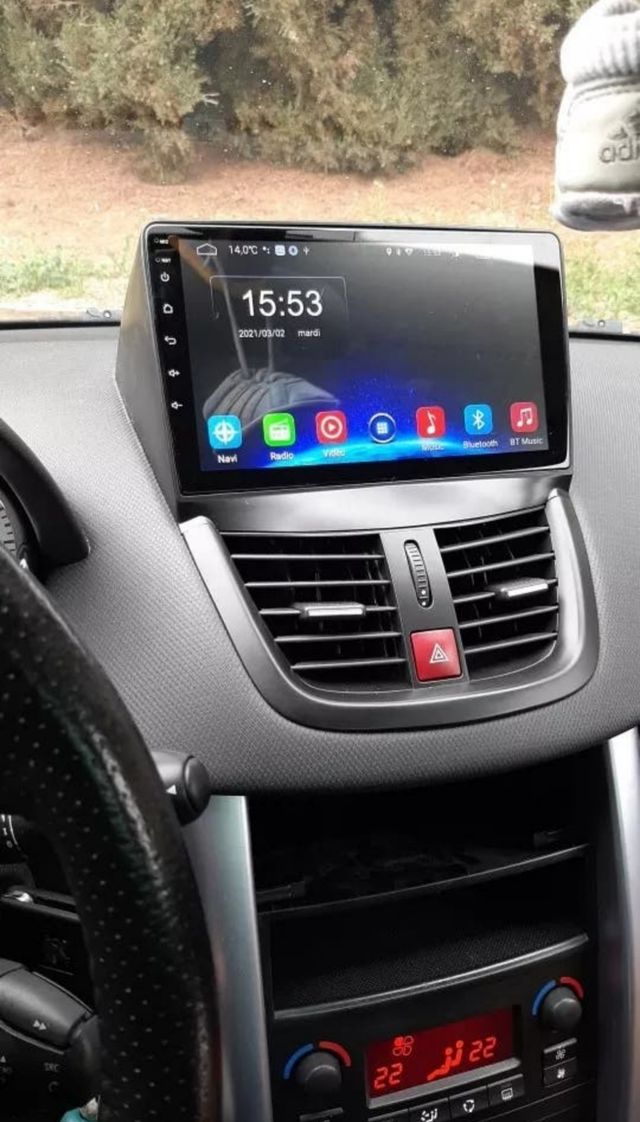 Radio Pantalla CarPlay GPS USB Peugeot 207