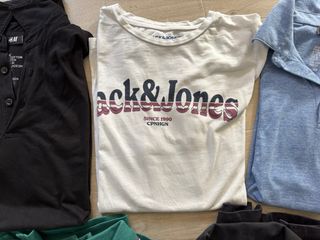 Lote 5 Camisetas H&M y Jack & Jones
