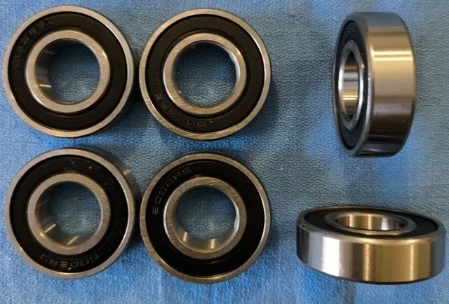 10 Rodamientos 6002 - 2RS 15 x 32 x 9 mm