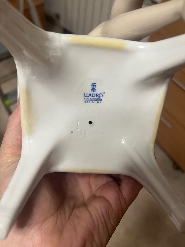 Figura Lladró Silla Sombrilla Mujer