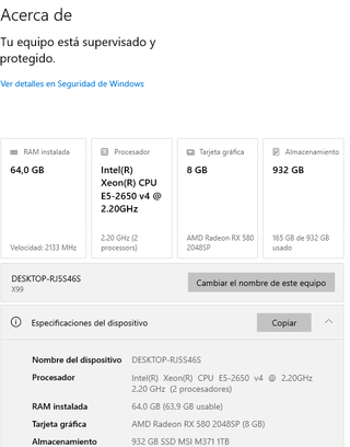 Workstation/Ordenador de trabajo