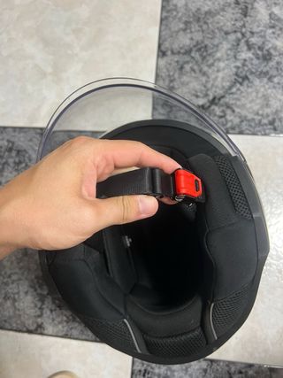 Casco Moto Jet LS2 Negro