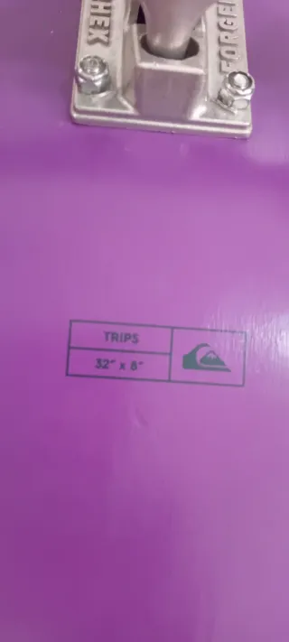 Skate Quiksilver Trips
Cambiamos skate por Surfska