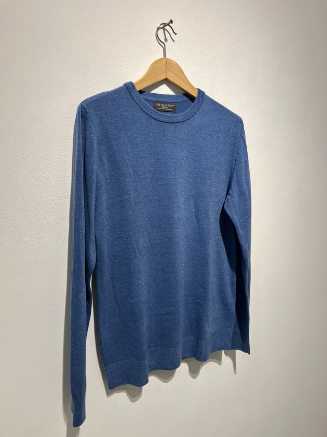 Jersey Primark Azul Manga Larga