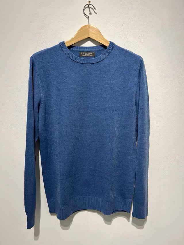 Jersey Primark Azul Manga Larga