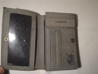 Cartera Billetera Señora Nueva. Gris