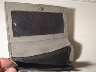 Cartera Billetera Señora Nueva. Gris