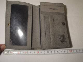 Cartera Billetera Señora Nueva. Gris