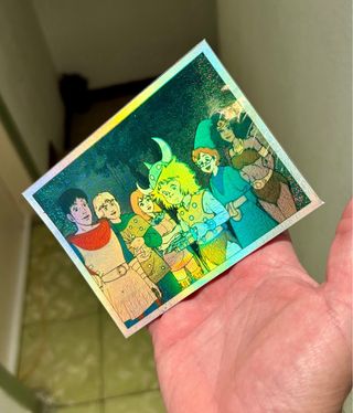 Pegatina Holográfica Dungeons & Dragons