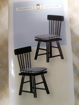 2 Sillas Casa de Muñecas