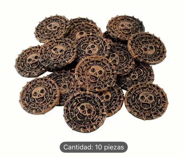 Monedas Piratas del Caribe (3.8cm)