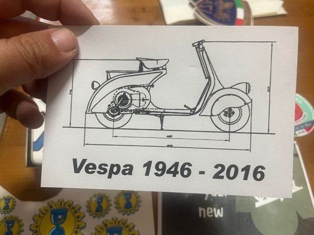Lotto Adesivi Vespa: Club, Storiche, 50