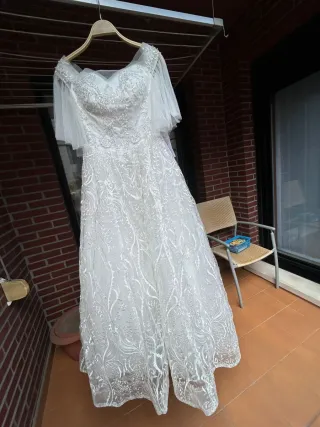 Vestido de Novia Blanco Encaje