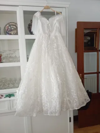 Vestido de Novia Blanco Encaje