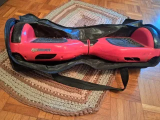 Hoverboard Rojo con Cargador y Bolsa