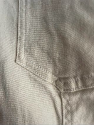 Mono Zara largo M blanco crudo