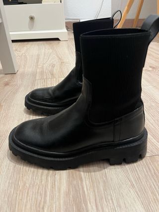 Botines Mango Negros Talla 38