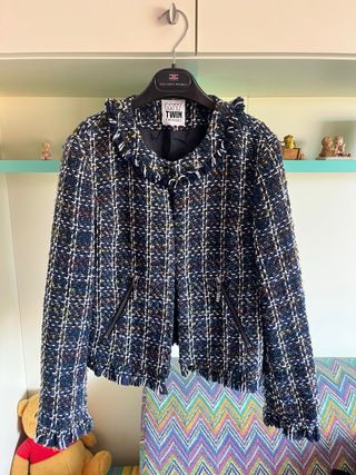Giacca Blazer TwinSet fantasia multicolor taglia S