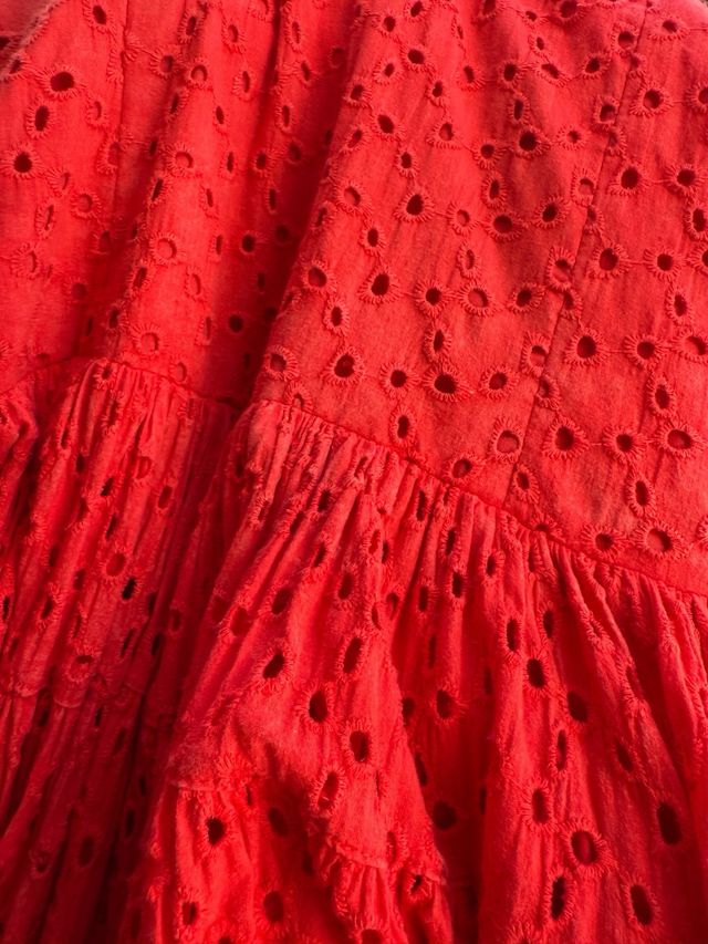 Traje de flamenca rojo