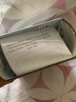 Lámpara de pared Inspire gris