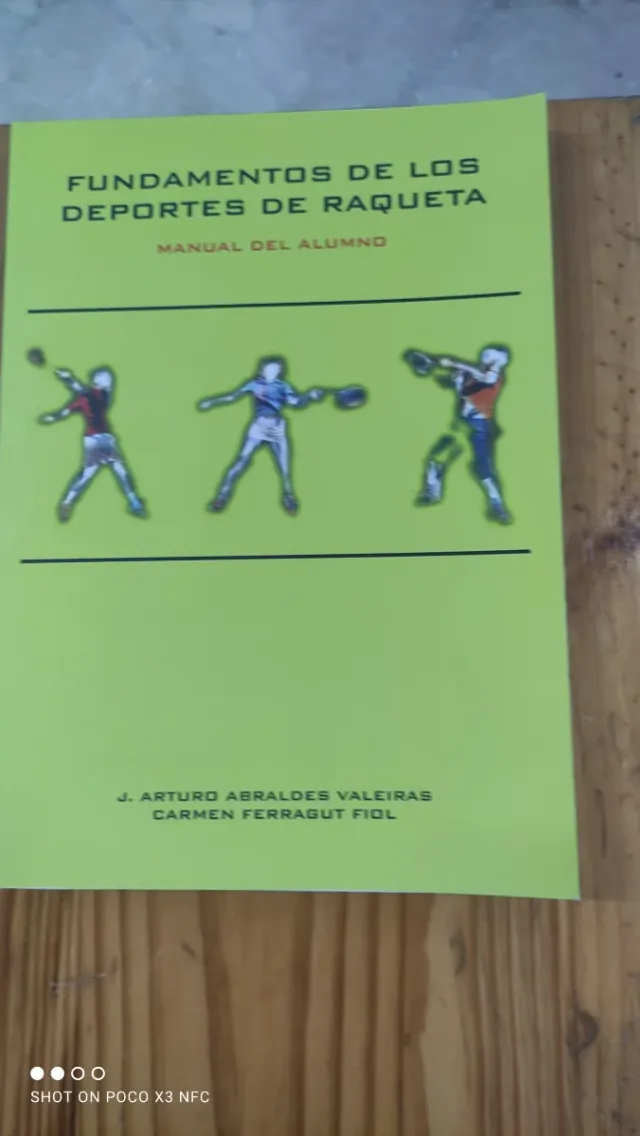 Libro Fundamentos de los Deportes de Raqueta