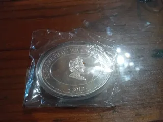 Moneda Plata Fiji Grace Kelly 2012