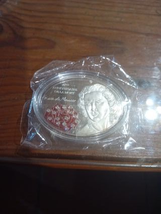 Moneda Plata Fiji Grace Kelly 2012