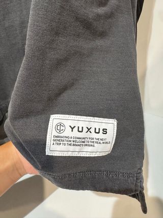 Sudadera Yuxus gris con logo