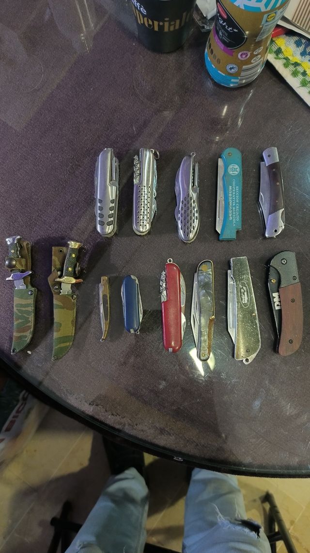 Lote navajas pequeñas 