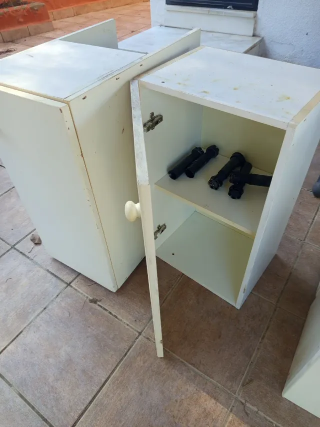 Muebles de cocina blancos