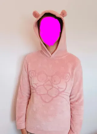 Pijama Pantera Rosa con Capucha